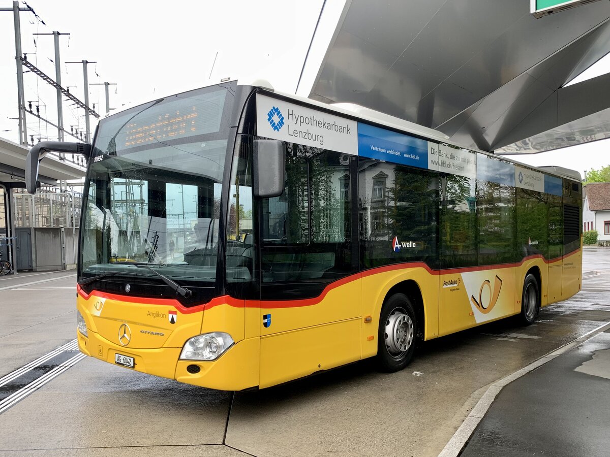 MB C2 K '10692'  AG 6042   Anglikon  vom PU Geissmann Bus, Hägglingen am 25.4.23 auf dem Bushof Wohlen.