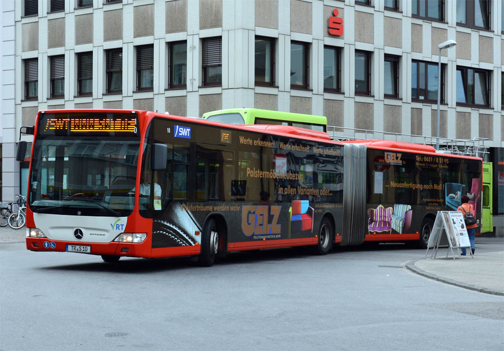 MB Citaro 530 G Facelift, TR-S 10 der SWT in Trier - 10.09.2014