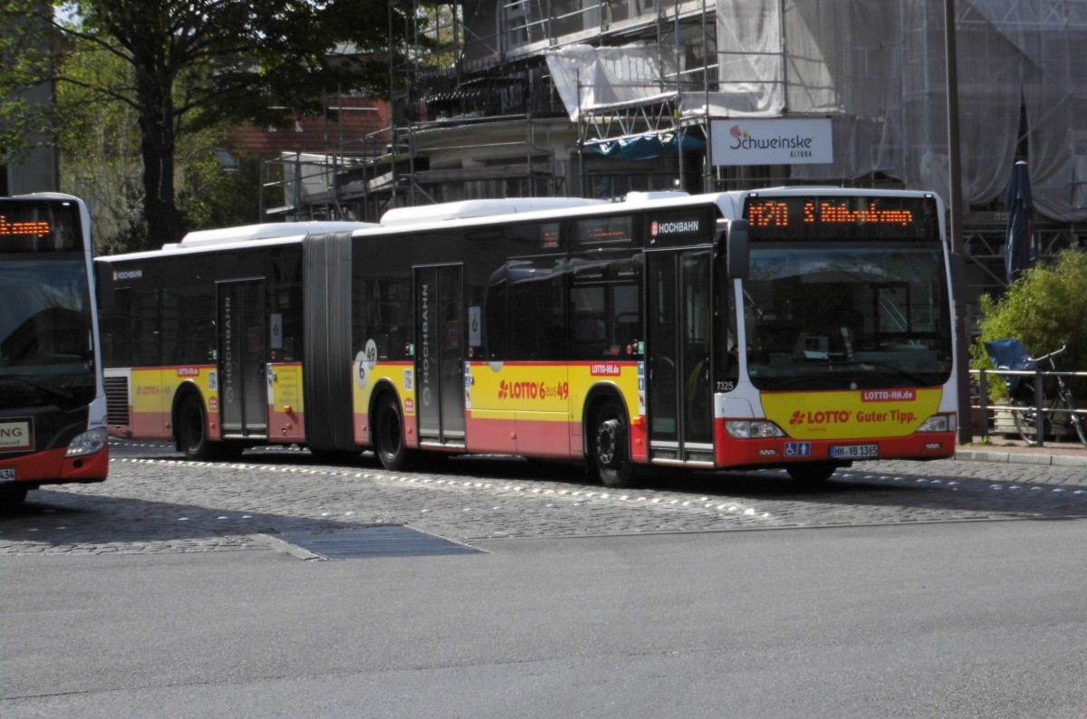 MB Citaro Facelift G HHA 7325 auf Linie M20 am Bf.Altona, 2.5.15