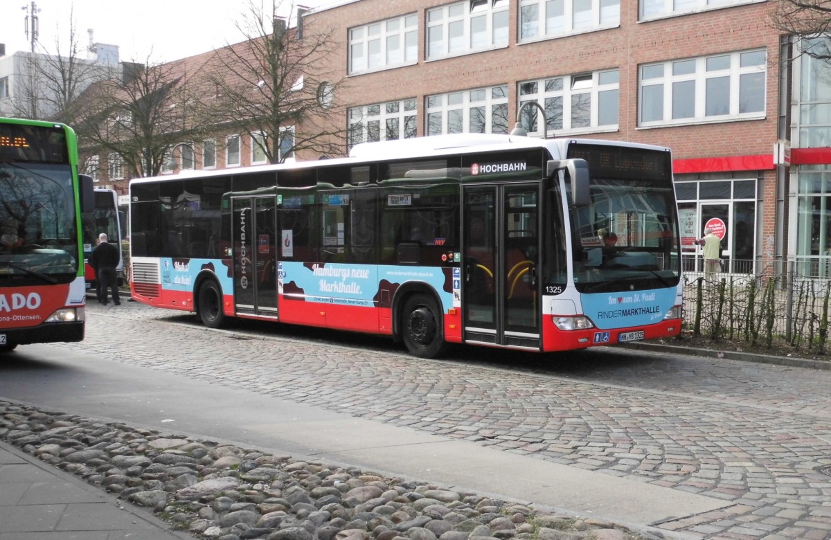 MB Citaro Facelift HHA 1325 auf Linie 281 am Eidelstedter Platz, 10.4.15