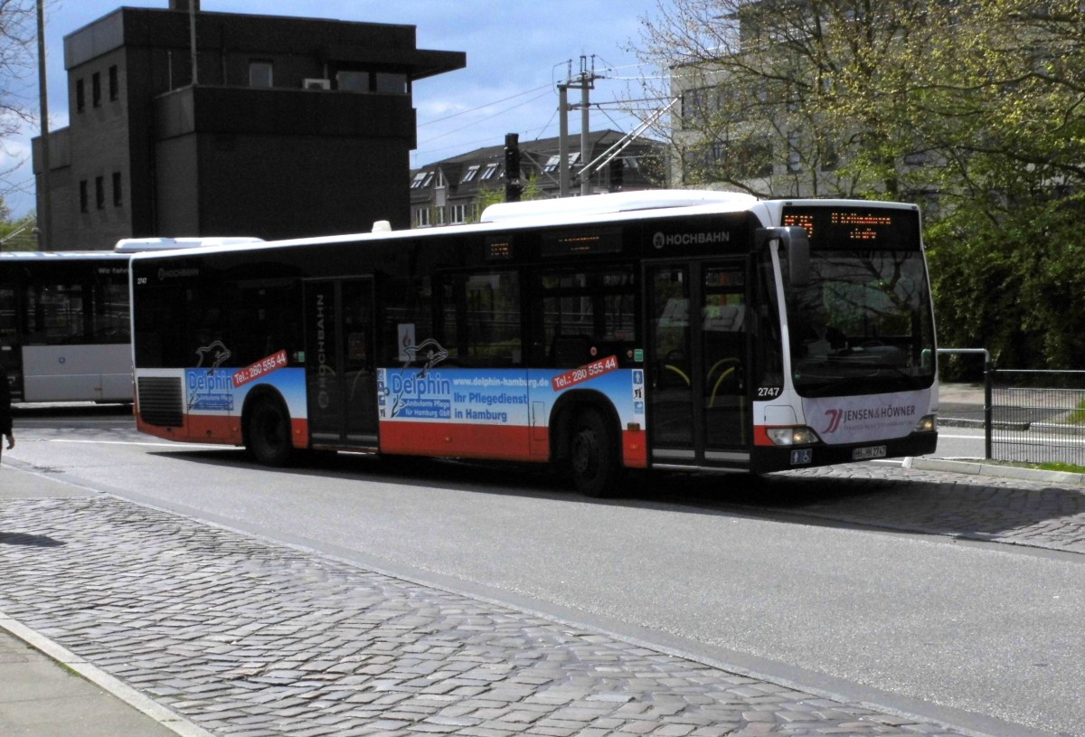 MB Citaro Facelift HHA 2747 auf Linie M26 am Bf.Rahlstedt, 2.5.15