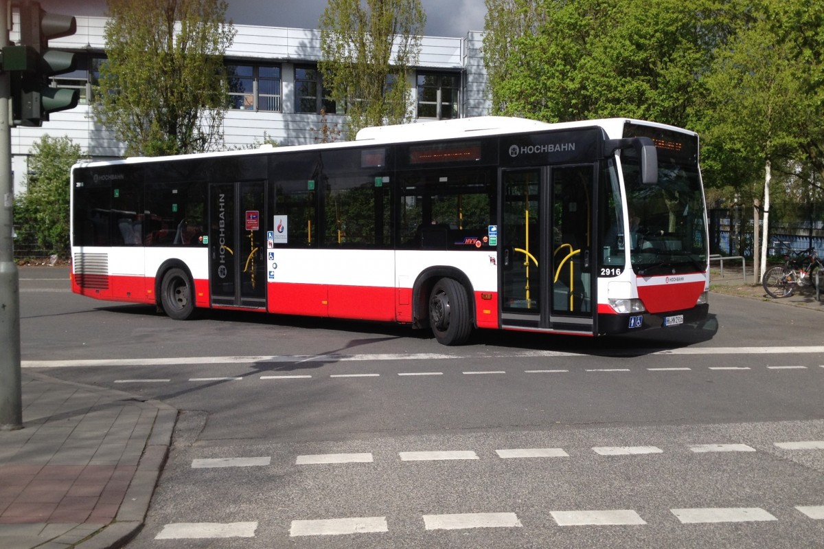 MB Citaro Facelift HHA 2916 auf Linie 292 am U Ochsenzoll, 1.5.15