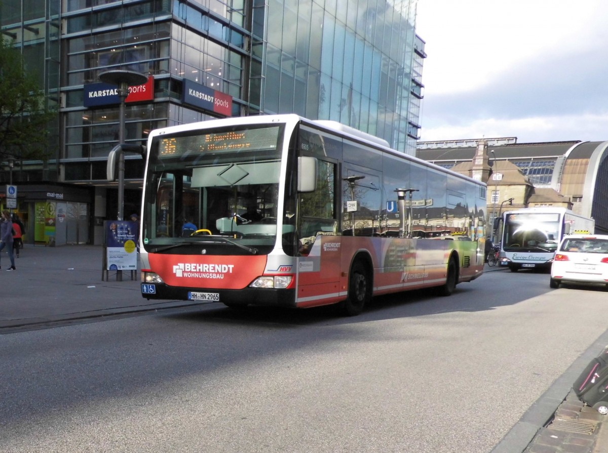 MB Citaro Facelift HHA 6905 auf Linie 36 auf der Mönckebergstr. am 2.5.15