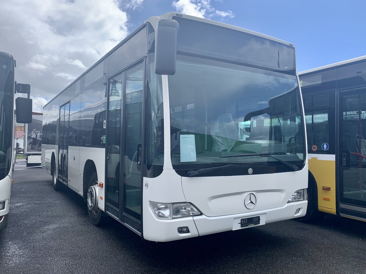 MB Citaro Facelift von Intertours am 17.3.21 bei Interbus in Kerzers.