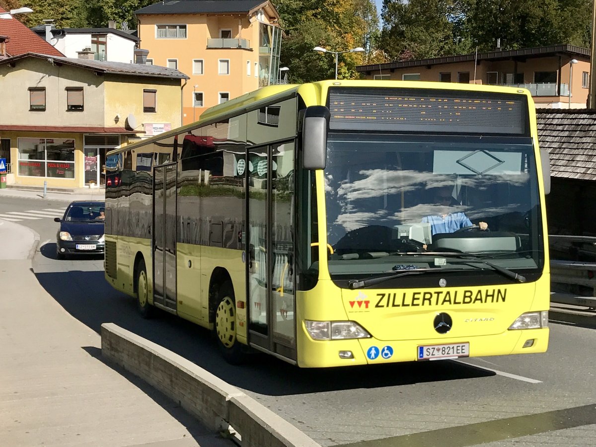 MB Citaro Facelift der Zillertalbahn am 12.10.17 in Jenbach.