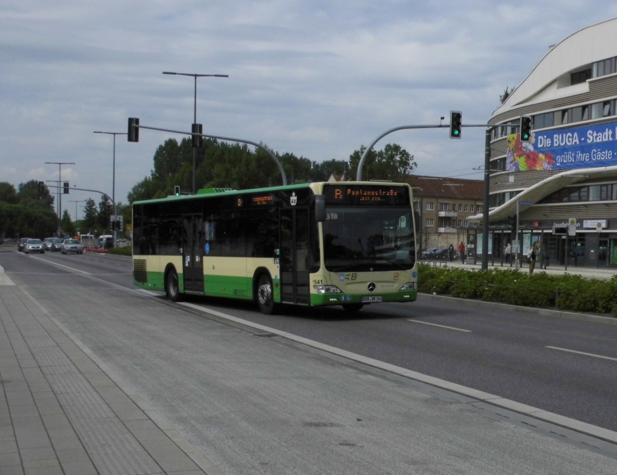 MB Citaro II VBBr Wg.541 auf Linie B, BRB-Hauptbhf. am 25.06.15