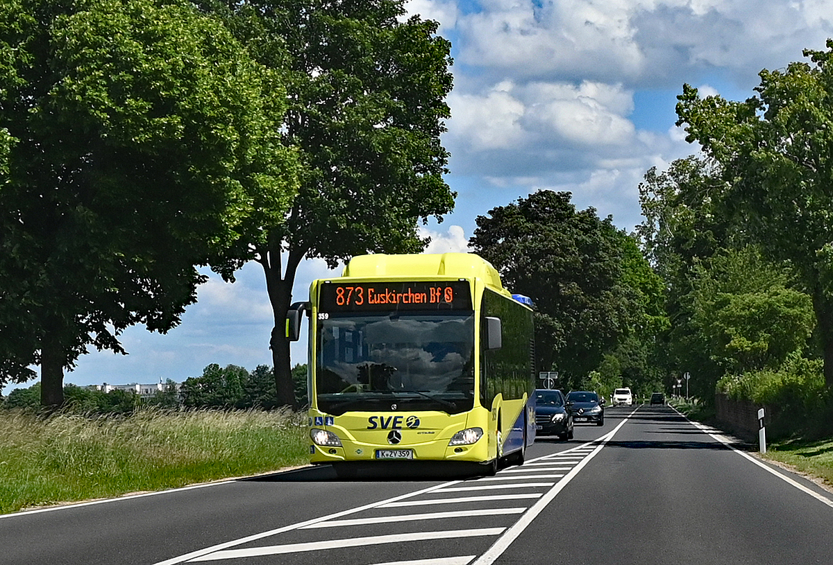 MB Citaro O 530, Biomenthanbus der RVK/SVE, K-ZY 359 bei Euskirchen - 28.05.2022