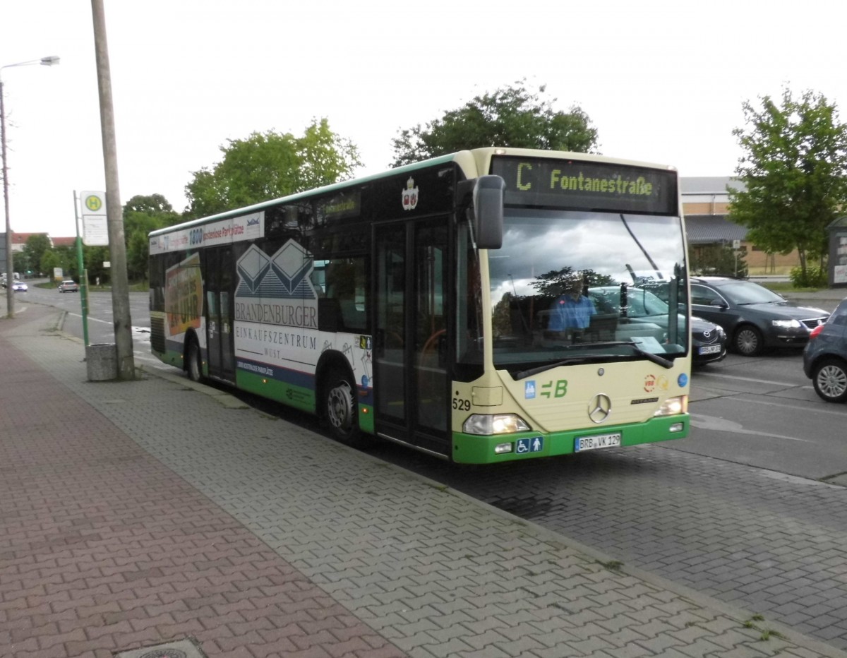 MB Citaro VBBr Wg.529 auf Linie C, Fontanestr. am 23.06.15