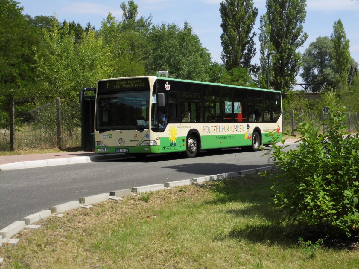 MB Citaro VBBr Wg.530 auf Linie F, Neuendorf am 25.06.15