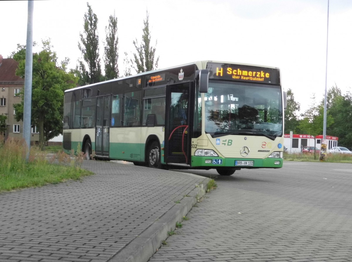 MB Citaro VBBr Wg.532 auf Linie H, Fontanestr. am 23.06.15