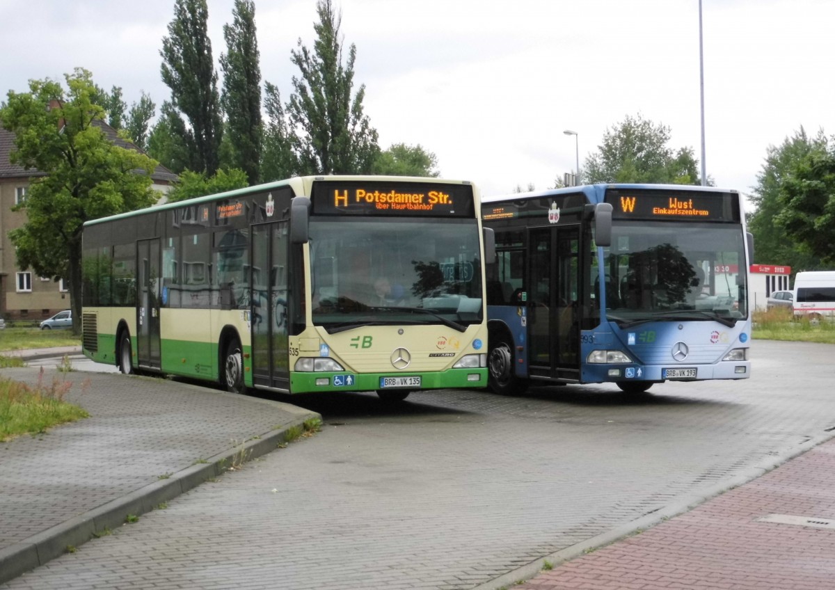 MB Citaro VBBr Wg.535 auf Linie H, Fontanestr. am 23.06.15