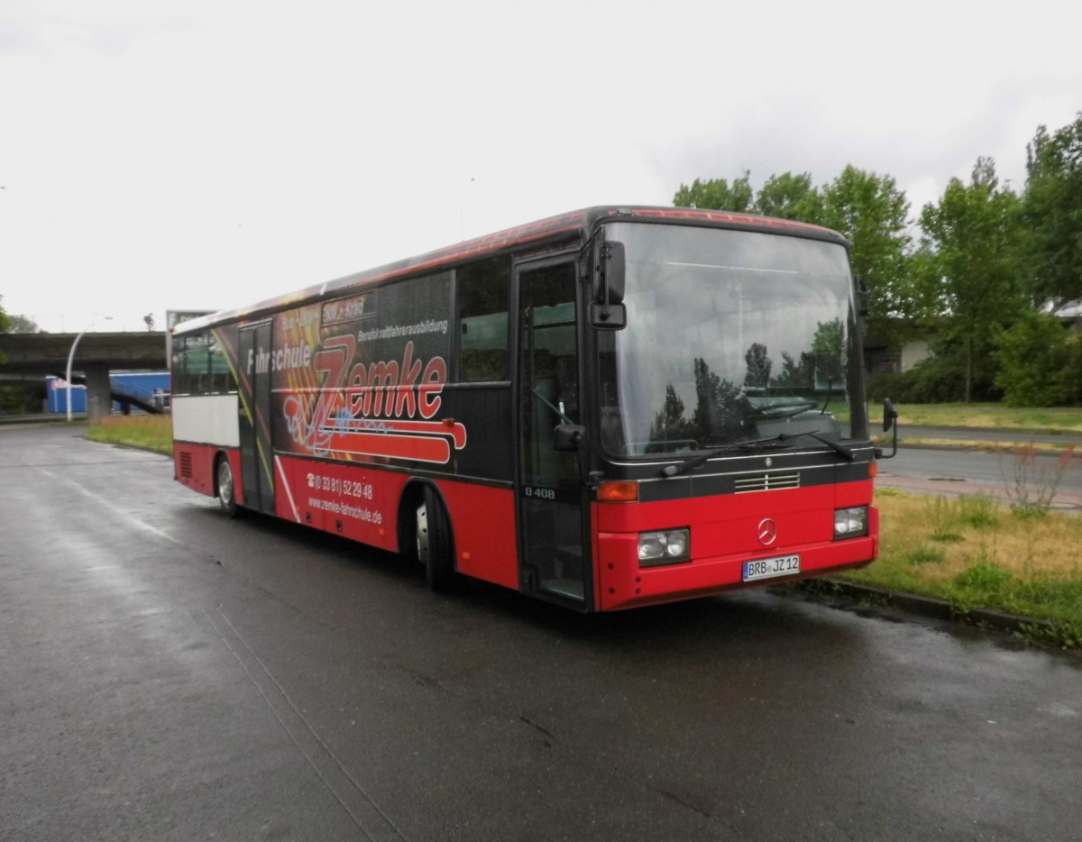 MB O 408 Fahrschulwagen der Fa.Zemke, Brandenburg-Göhrden am 23.06.15