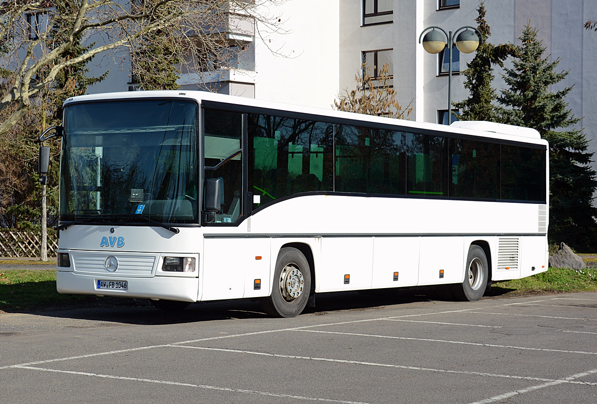 MB O 530 der AVB (Ahrtal-Verkehrs-Betriebe) AW-FB 1046 in Bad Neuenahr  - 24.02.2014