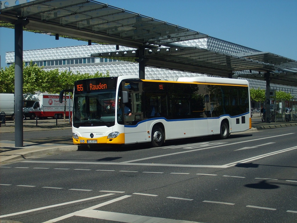 MB O 530 C2 LE - BZ RS 497 - in Hoyerswerda, Lausitzer Platz - am 2-Juli-2015