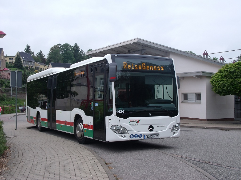MB O 530 C2 LE Ü Citaro - FG RM 426 - Wagen 1426 - in Mittweida, Busbahnhof - am 25-Mai 2016