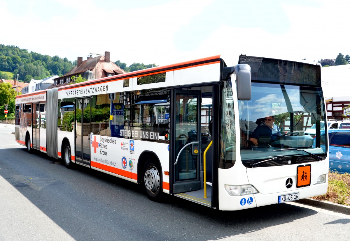 MB O 530 G Citaro  Gelenkbus in Kulmbach am 15.07.15.