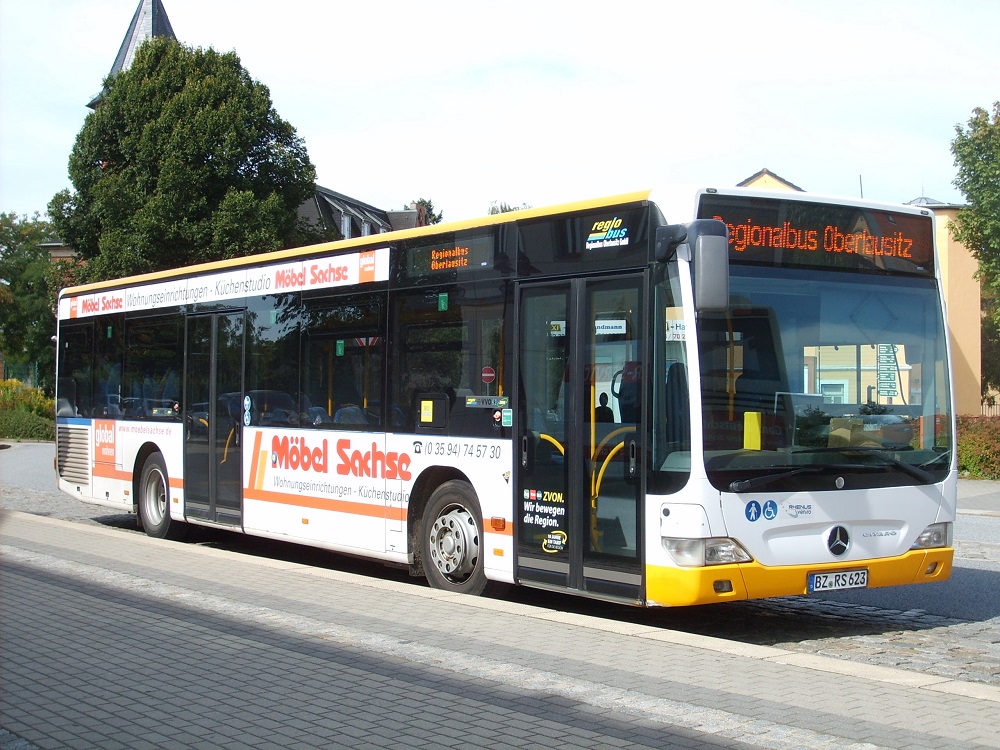 MB O 530 II - BZ RS 623 - Wagen 623 - in Bischofswerda, am Bahnhof - am 27-August-2015