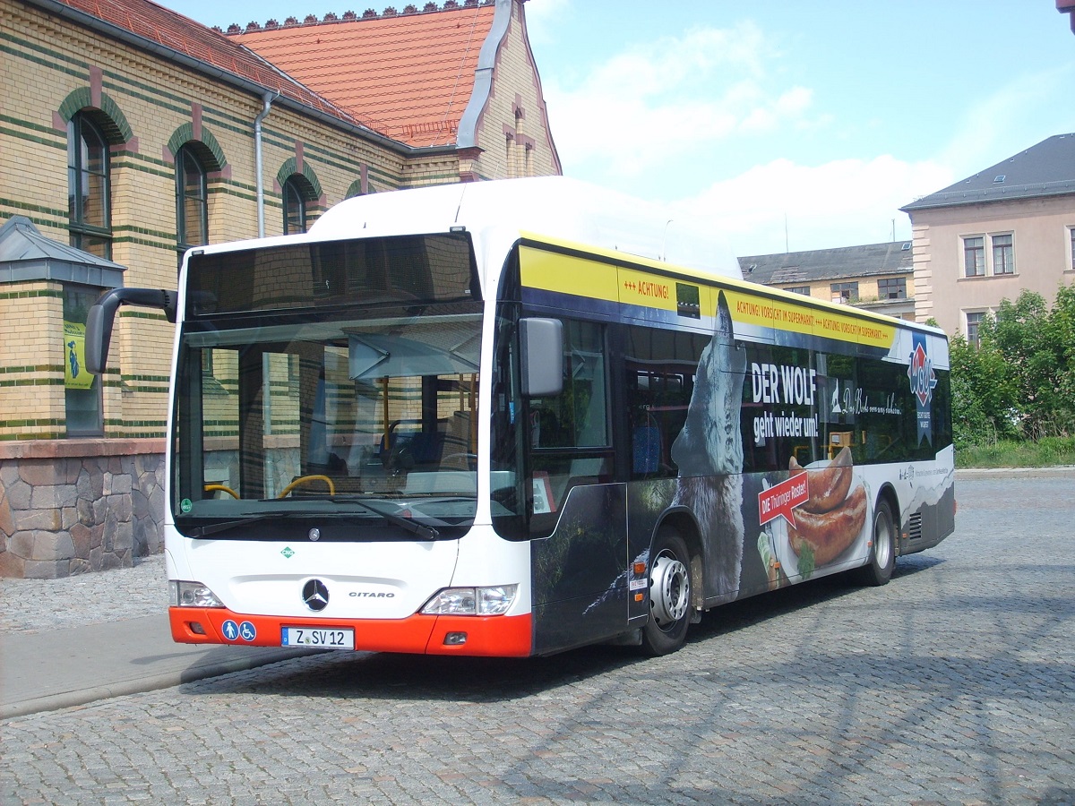 MB O 530 II CNG - Z SV 12 - Wagen 12 - in Zwickau, Zentralhaltestelle - am 18-Mai-2015