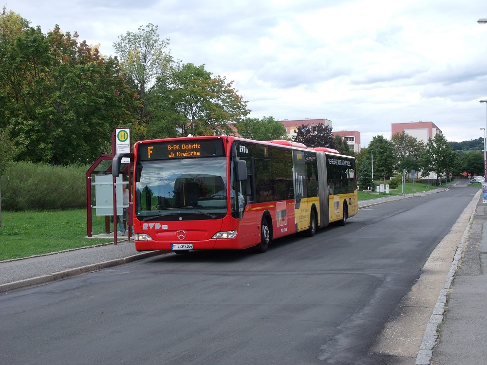 MB O 530 II G - DD RV 7304 - Wagen 7304 - in Freital-Zauckerode, Ambulatorium - am 19-September-2015 --> Fotosonderfahrt