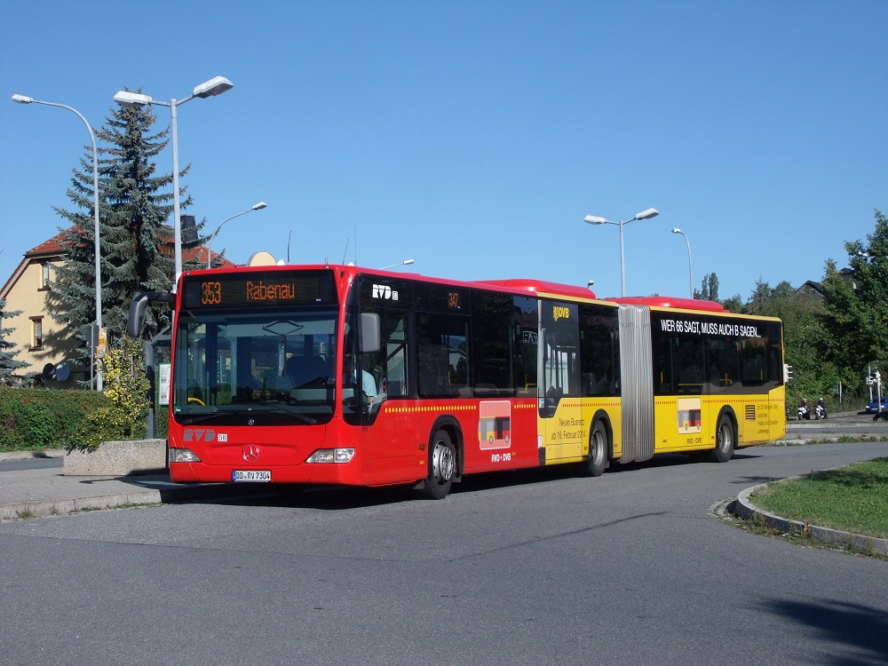MB O 530 II G - DD RV 7304 - Wagen 7304 - in Possendorf, Hauptstraße (Wendeplatz) - am 19-September-2015 --> Fotosonderfahrt