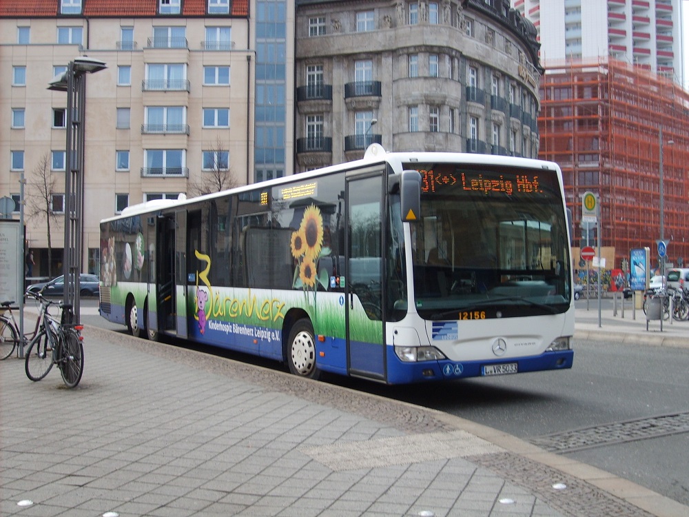 MB O 530 II L Ü - L VR 5033 - Wagen 12156 - in Leipzig, Hauptbahnhof, Ostseite - am 27-April-2015