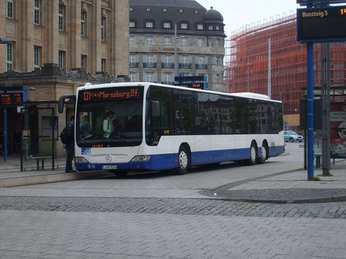 MB O 530 II L Ü - L VR 5034 - Wagen 12157 - in Leipzig, Hauptbahnhof, Ostseite - am 27-April-2015