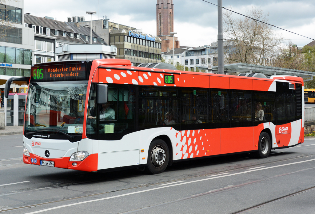 MB O 530 NL III SWB, BN-SW 4266 am Hbf Bonn - 11.04.2015