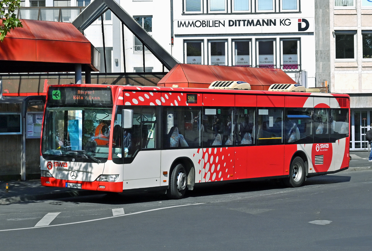 MB O 530 Ü NG III, SWB, BN-SW4244 als SB60 zum Flughafen Köln/Bonn am Hbf Bonn - 02.09.2020