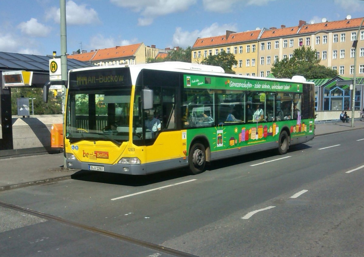 MB O 530 Wg.1283 auf Linie M44, Hermannstr. am 21.07.15