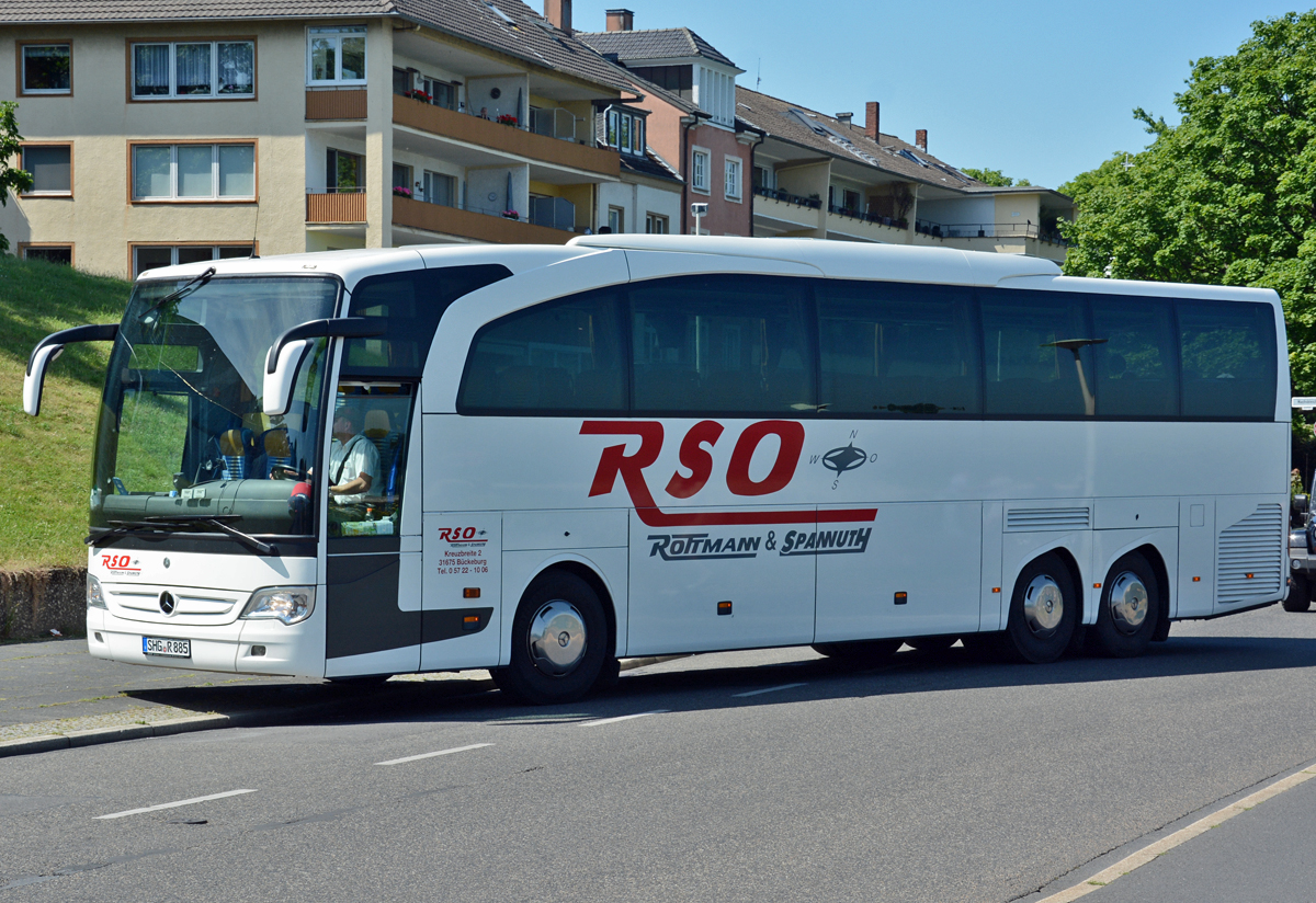 MB Travego, SHG-R 885,  RSO  in Bonn - 04.06.2015