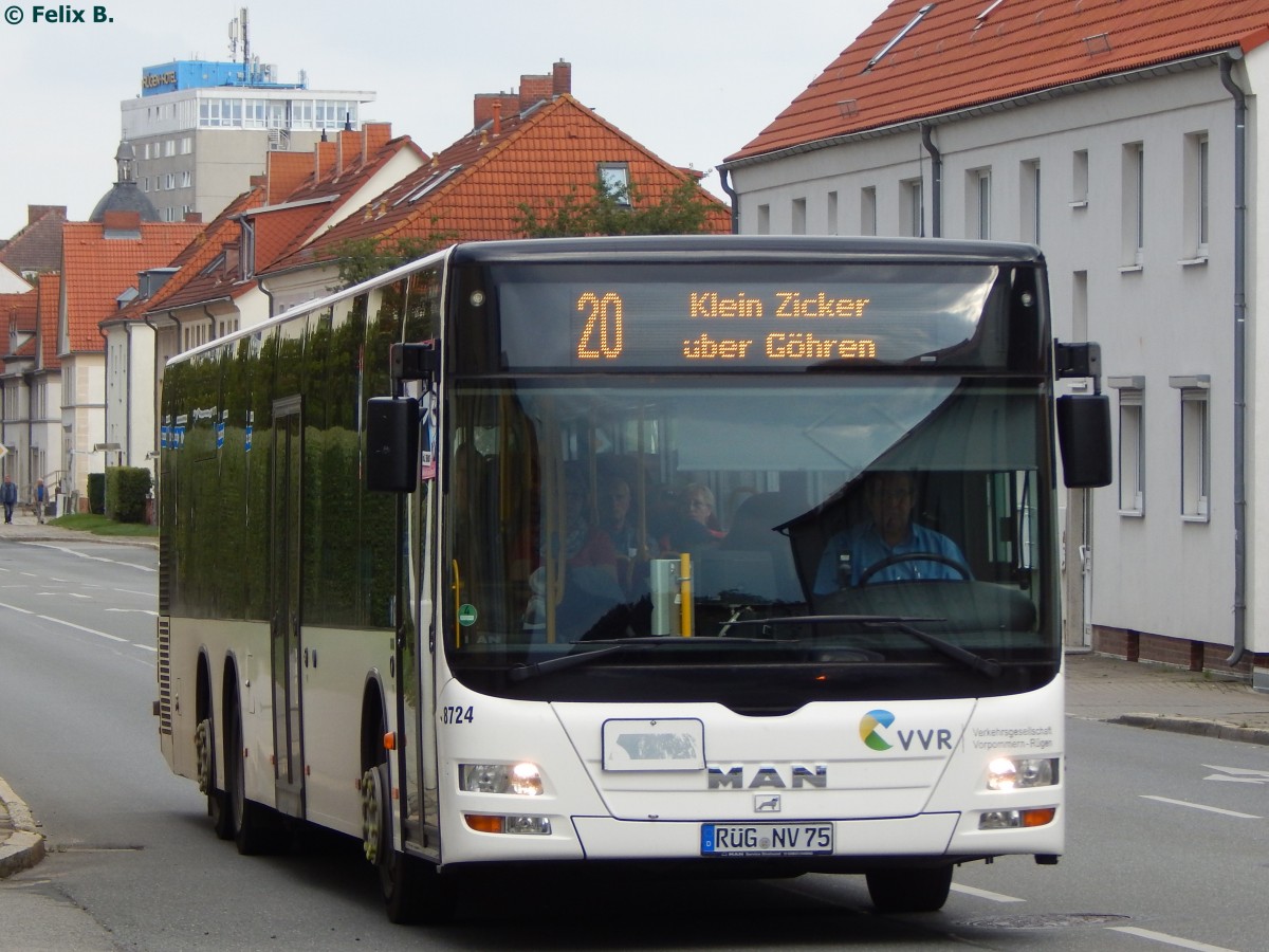 Mein 6000. Busbild auf Bus-Bild.de.
MAN Lion's City der VVR in Sassnitz am 19.09.2015
