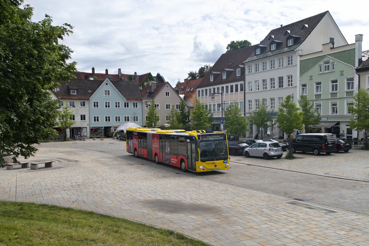 Mercedes-Benz Citaro 2. Generation (KE-HV 41) als Stadtbus Kempten, Linie 5 am Hildegardplatz. Aufgenommen 9.6.2022.