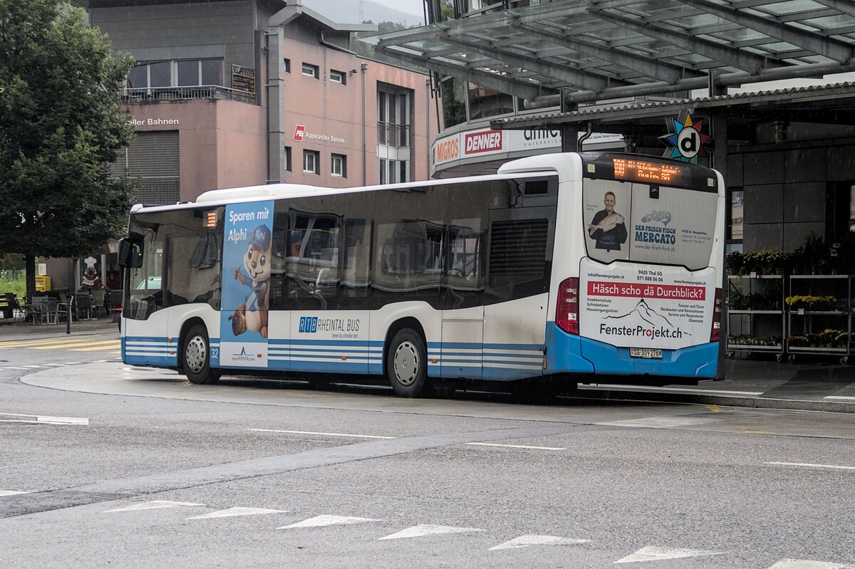 Mercedes-Benz Citaro 2. Generation von RTB Rheintal Bus (Nr. 32, SG-309276) als Linie 300 an der Hst. Altst�tten Stadt. Aufgenommen 21.8.2025.