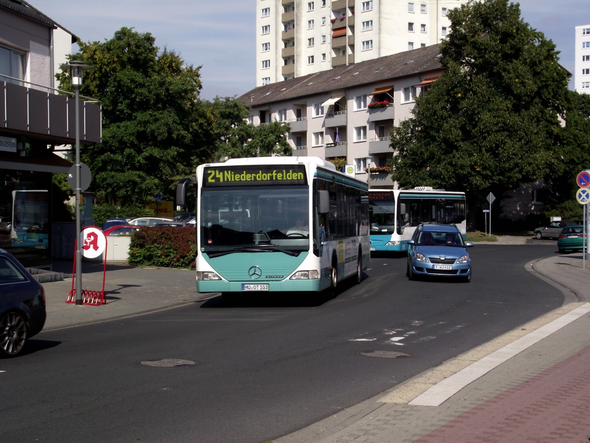 Mercedes Benz Citaro C1 auf der Linie 24 am 03.09.13 in Maintal
