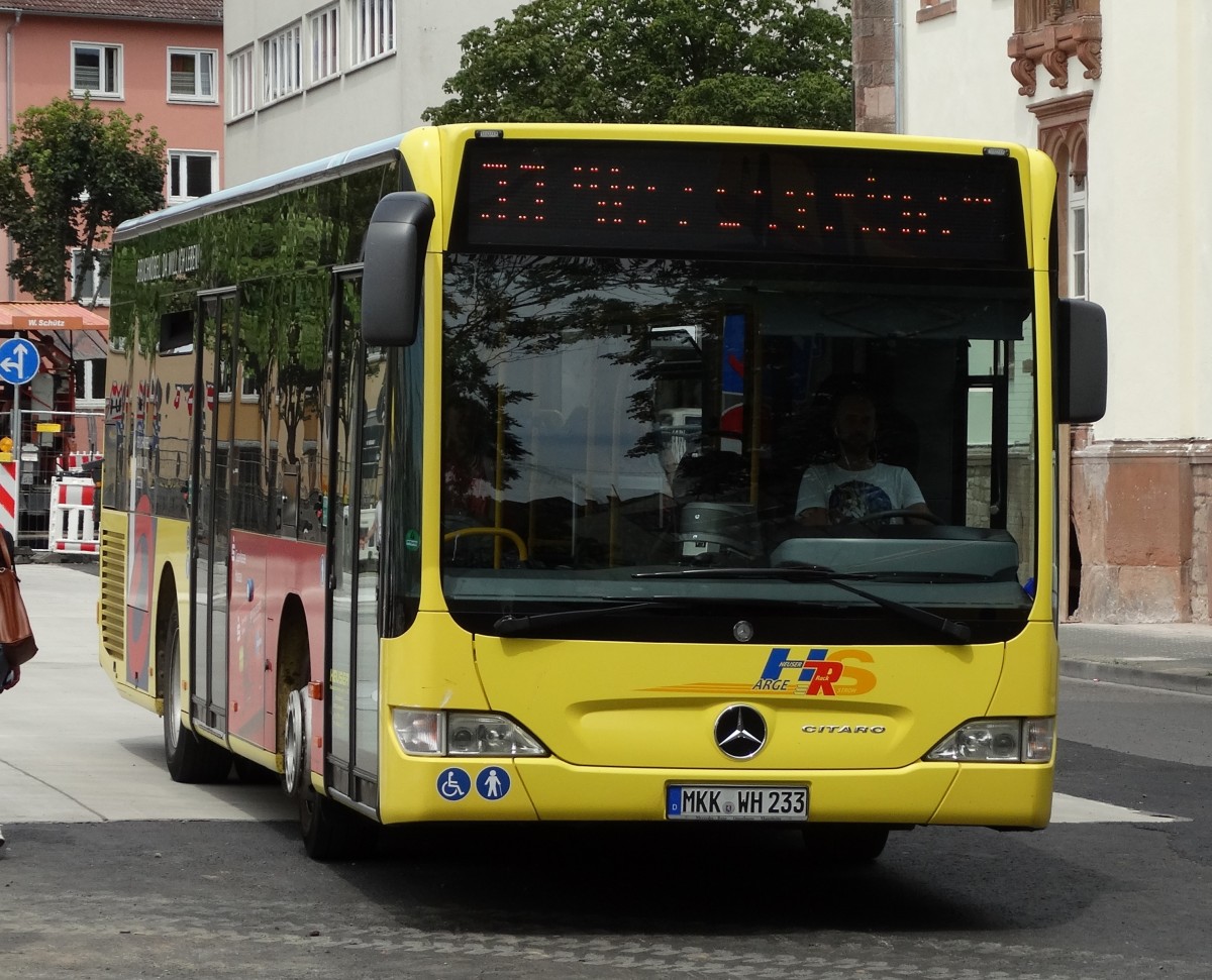 Mercedes Benz Citaro C1 Facelfit am 17.07.14 in Hanau auf der Linie 33