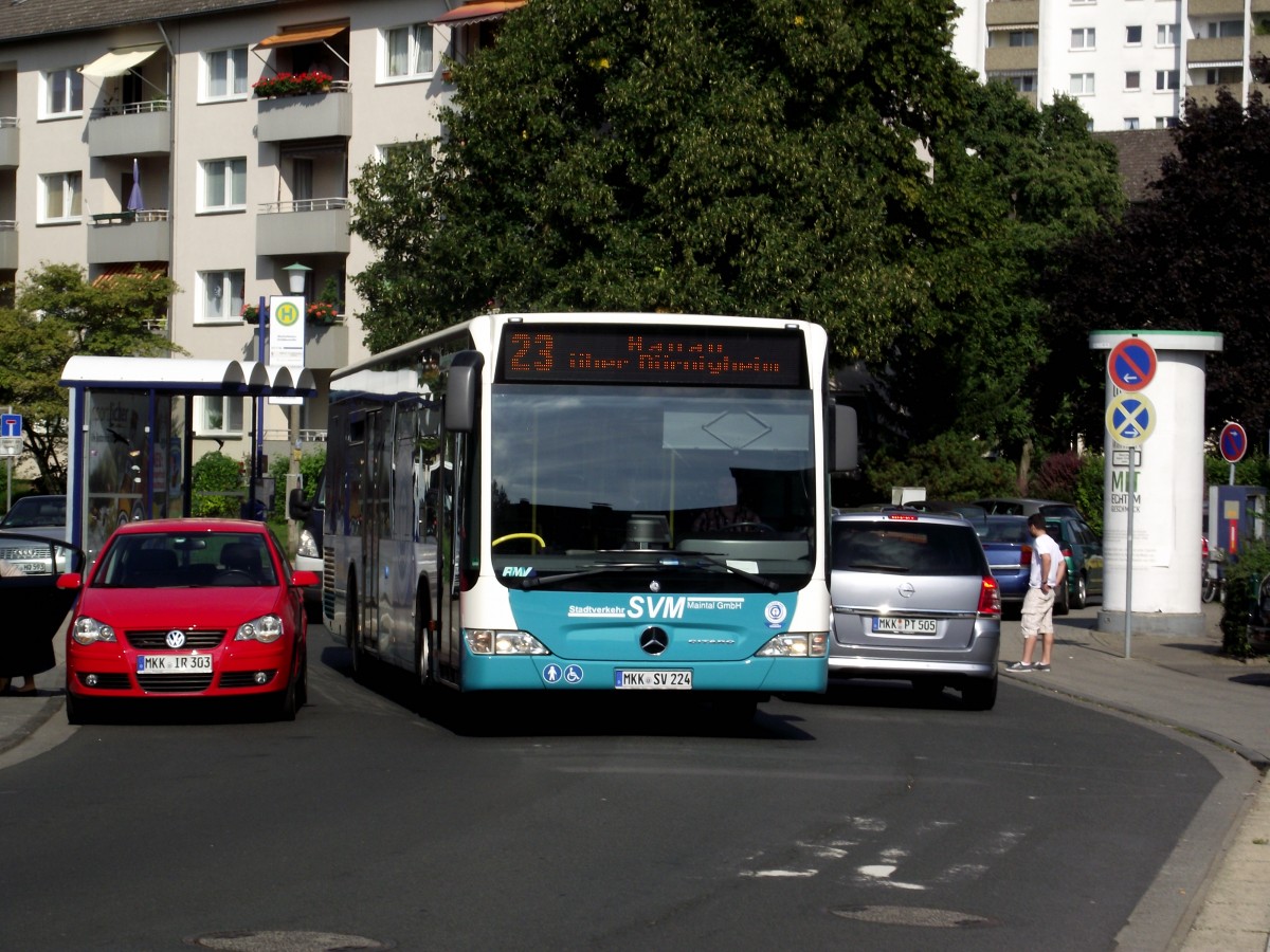 Mercedes Benz Citaro C1 Facelift des SVM am 03.09.13 in Maintal