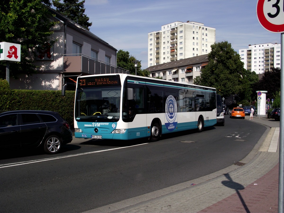 Mercedes Benz Citaro C1 Facelift des Stadtverkehrs Maitnal am 03.09.13