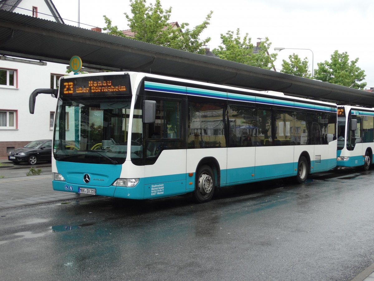 Mercedes Benz Citaro C1 Facelift des SVM am 09.05.14 in Frankfurt Enkheim 