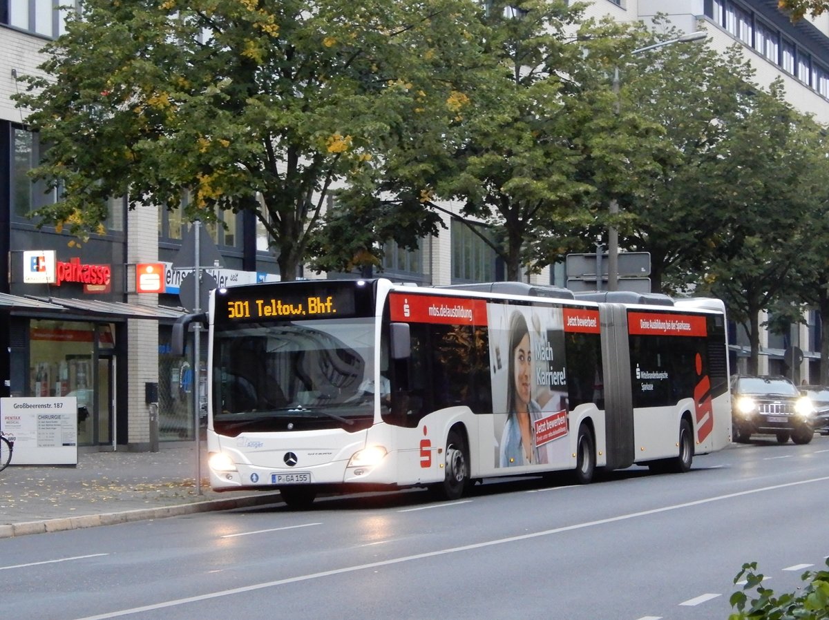 Mercedes-Benz Citaro G, Busbetrieb Anger, Potsdam 01.Okt.2020