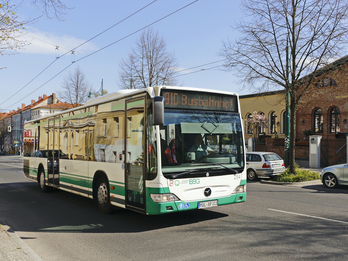 Mercedes-Benz Citaro II Nr.254 der Barnimer Busgesellschaft in Eberswalde am 17. April 2019