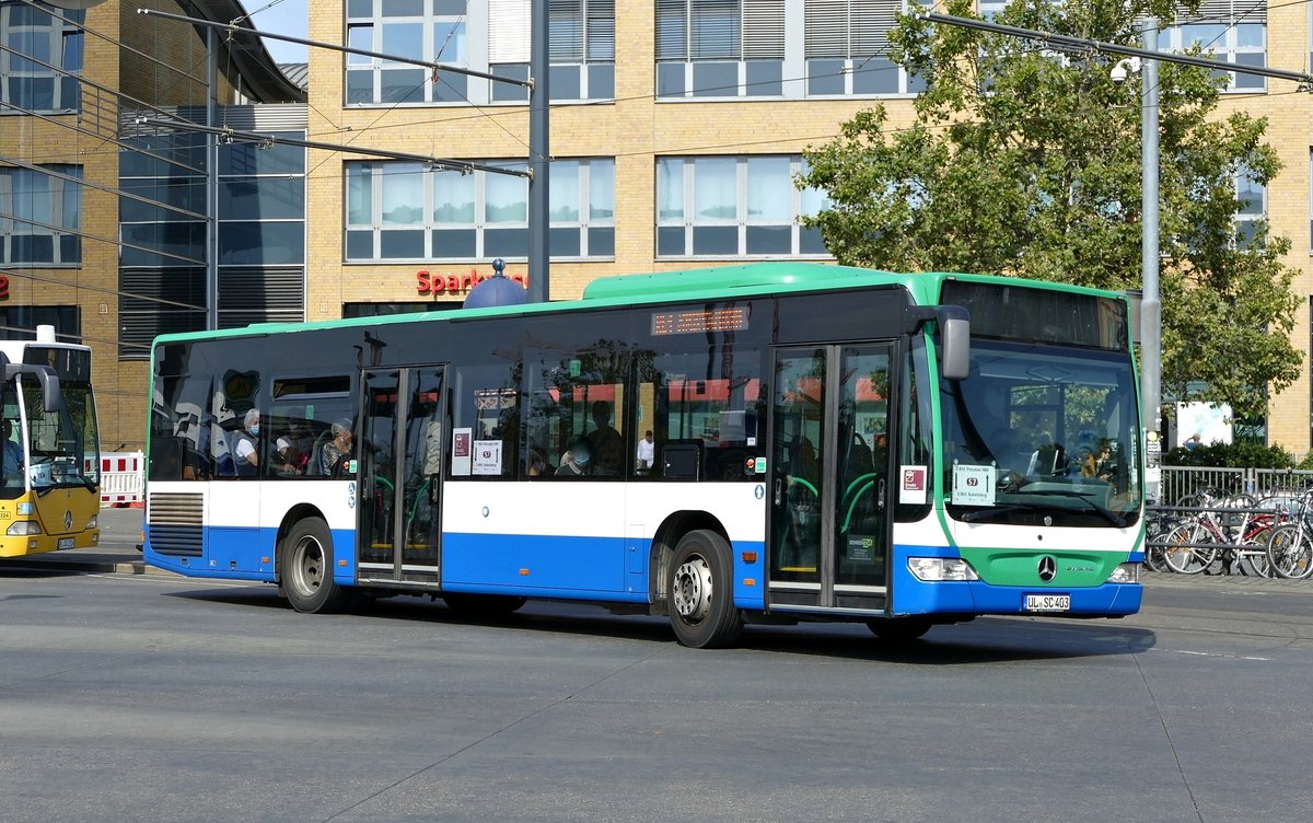 Mercedes-Benz Citaro II, UL-SC 403,  'Schröder- Reisen, (ex München, M VB 9321) im SEV. Potsdam Hbf. im September 2020.