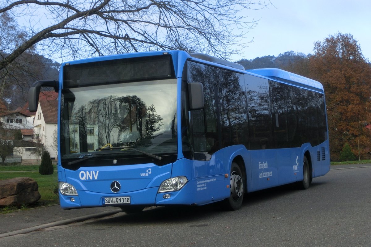 Mercedes Benz Citaro III von QNV am 26.11.2020 in Dahn