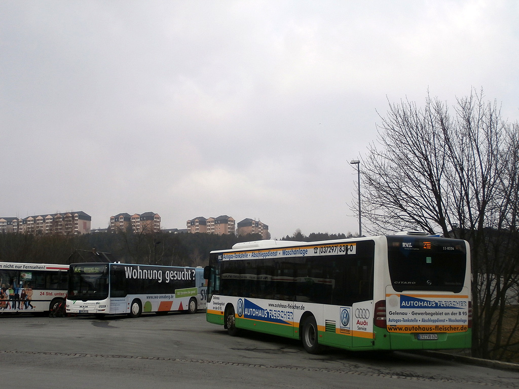 Mercedes-Benz Citaro Ü in Oberwiesenthal. (2.3.2014)