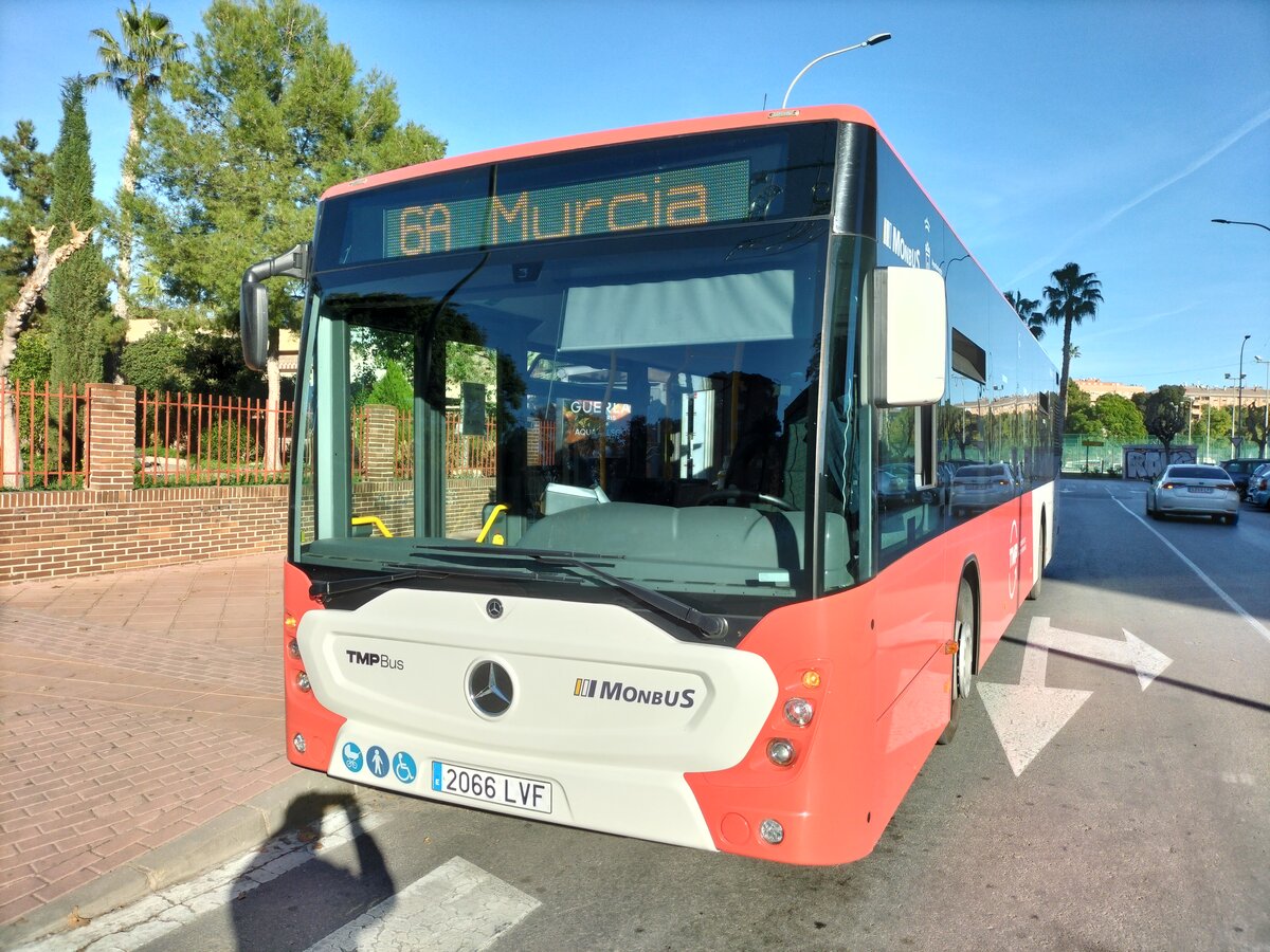 Mercedes-Benz Conecto LF II, Wagen 3762, Transporte de Murcia y Pedanias (TMP), Murcia, 22.12.2022