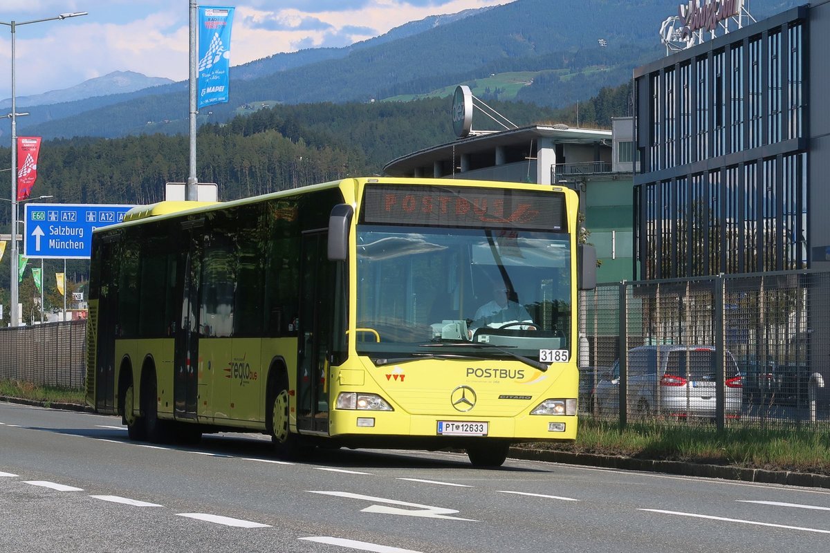 Mercedes-Benz O 530 I (Citaro) von Postbus PT-12633 in der Amraser-See-Straße (Autobahnzubringer A 12) in Innsbruck. Aufgenommen 17.8.2018.