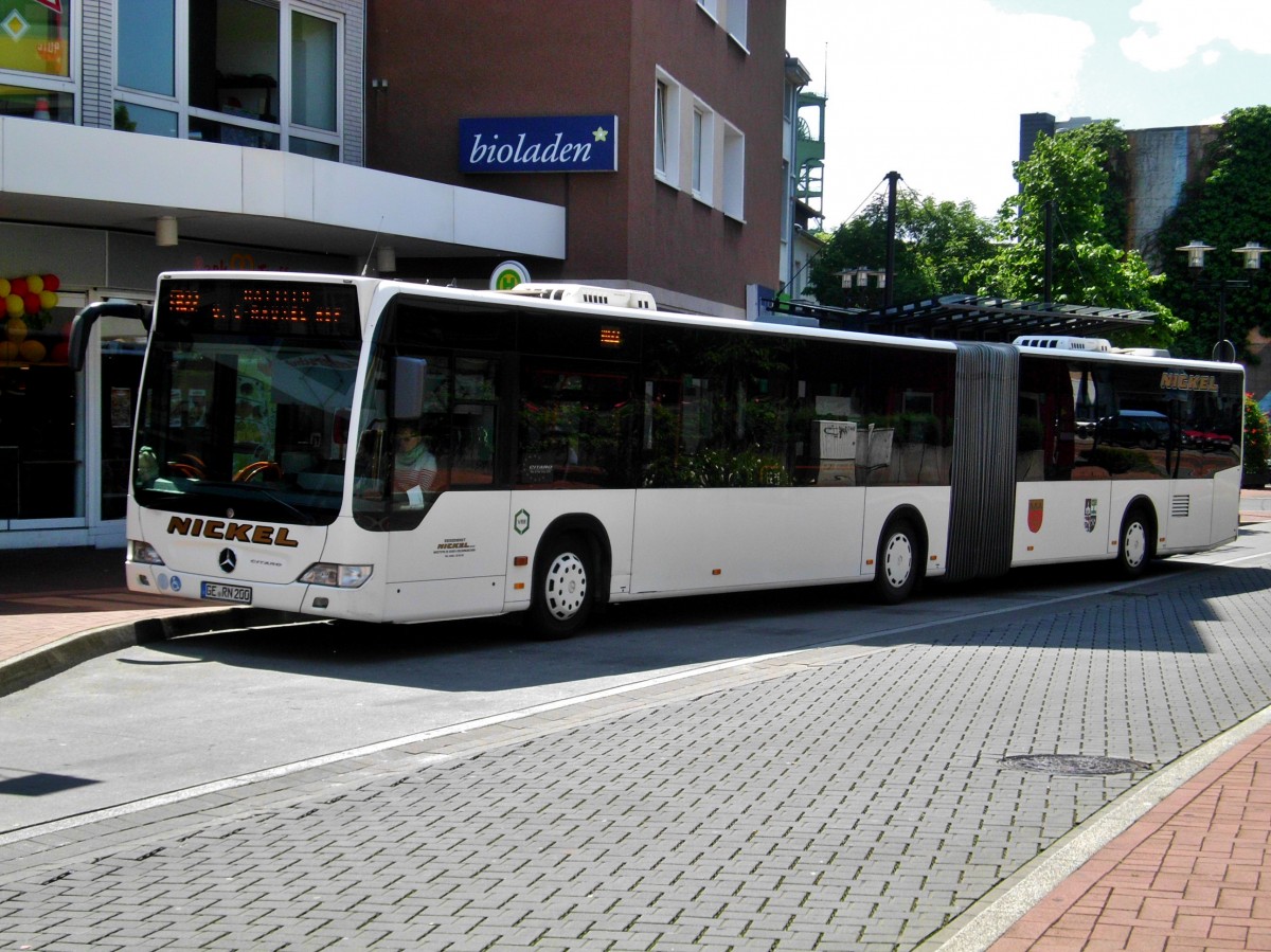 Mercedes-Benz O 530 II (Citaro Facelift) auf der Linie SB22 nach Datteln Hauptbahnhof an der Haltestelle Castrop Münsterplatz.(31.5.2014)
