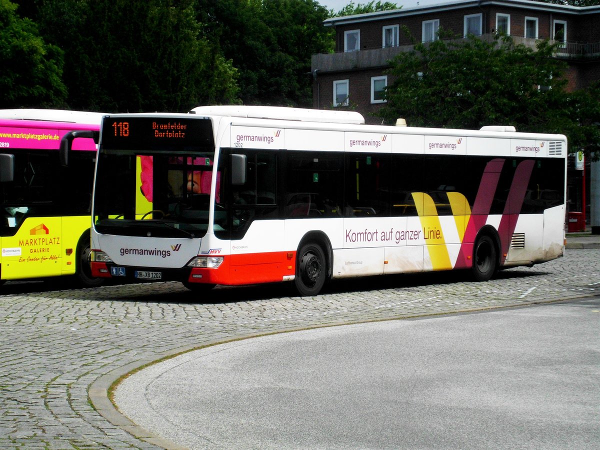 Mercedes-Benz O 530 II (Citaro Facelift) auf der Linie 118 nach Bramfelder Dorfplatz am U-Bahnhof Wandsbek Gartenstadt.(5.07.2017) 
