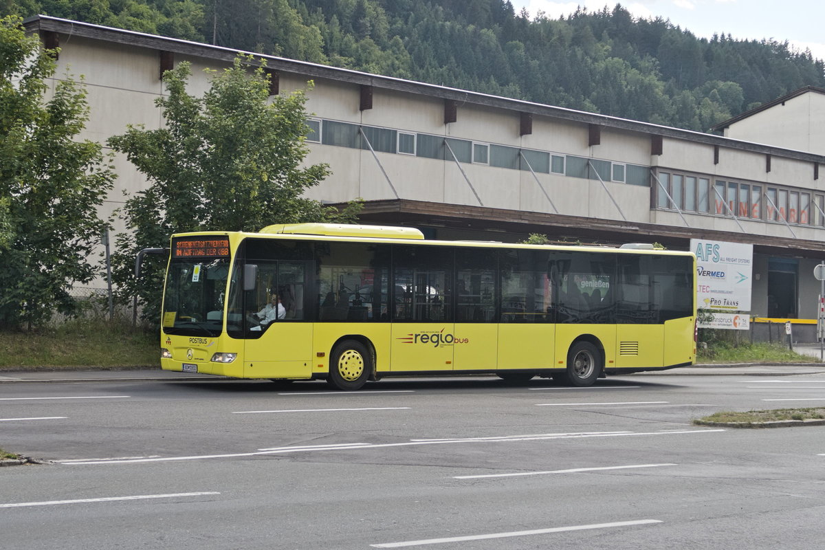 Mercedes-Benz O 530 II (Citaro Facelift) von Postbus (BD-12832) als Schienenersatzverkehr für die Karwendelbahn in Innsbruck, Egger-Lienz-Straße. Aufgenommen 2.6.2020.