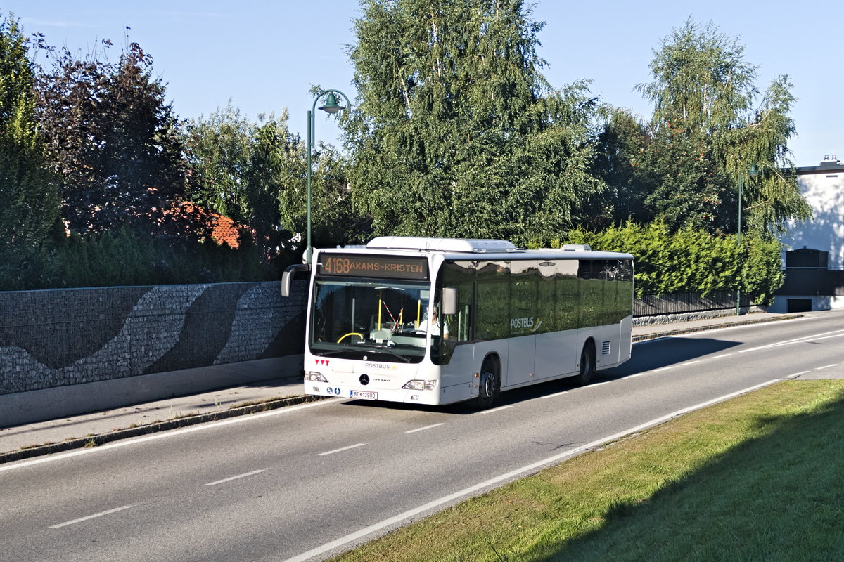 Mercedes-Benz O 530 II (Citaro Facelift) von Postbus (BD-13980) als Linie 4168 in Axams, Kögelestraße. Aufgenommen 26.8.2020.