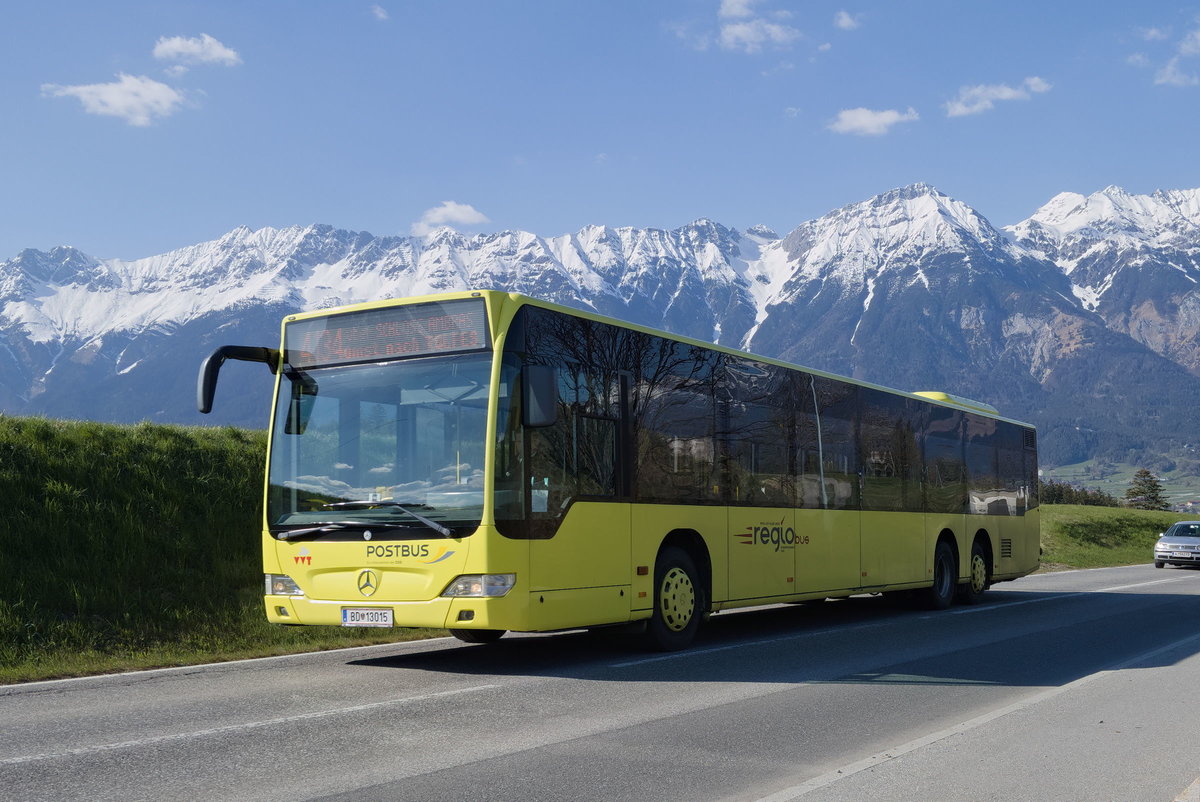 Mercedes-Benz O 530 II (Citaro Facelift) von Postbus (BD-13015) als Linie 4134 in Lans, Aldranser Straße. Aufgenommen 23.4.2021.